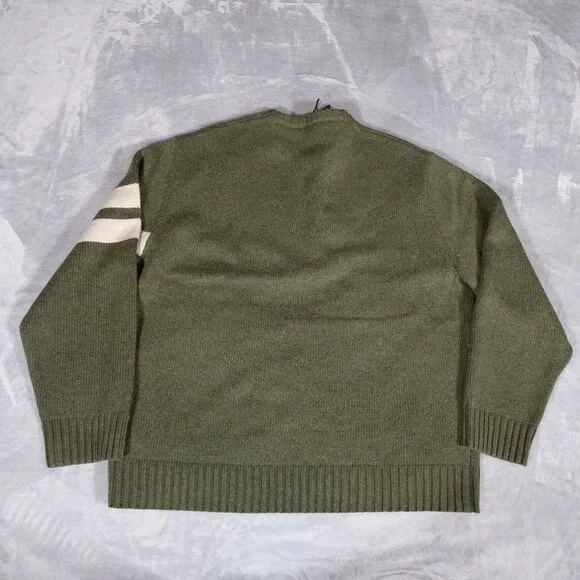 Birdwell Olive Green Crewneck Sweater - Picture 7 of 10